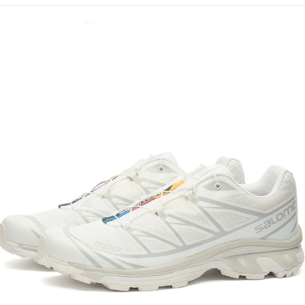 Salomon White and Lunar Rock Sneakers